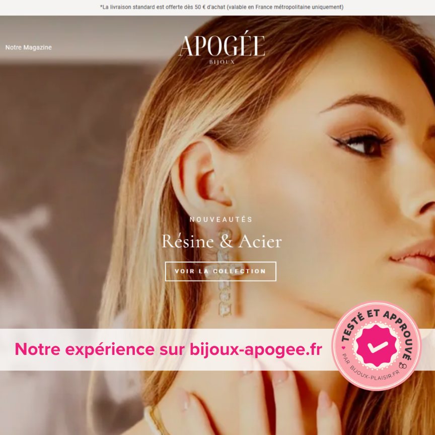 J&rsquo;ai testé le site de Bijoux Apogée : Mon avis complet