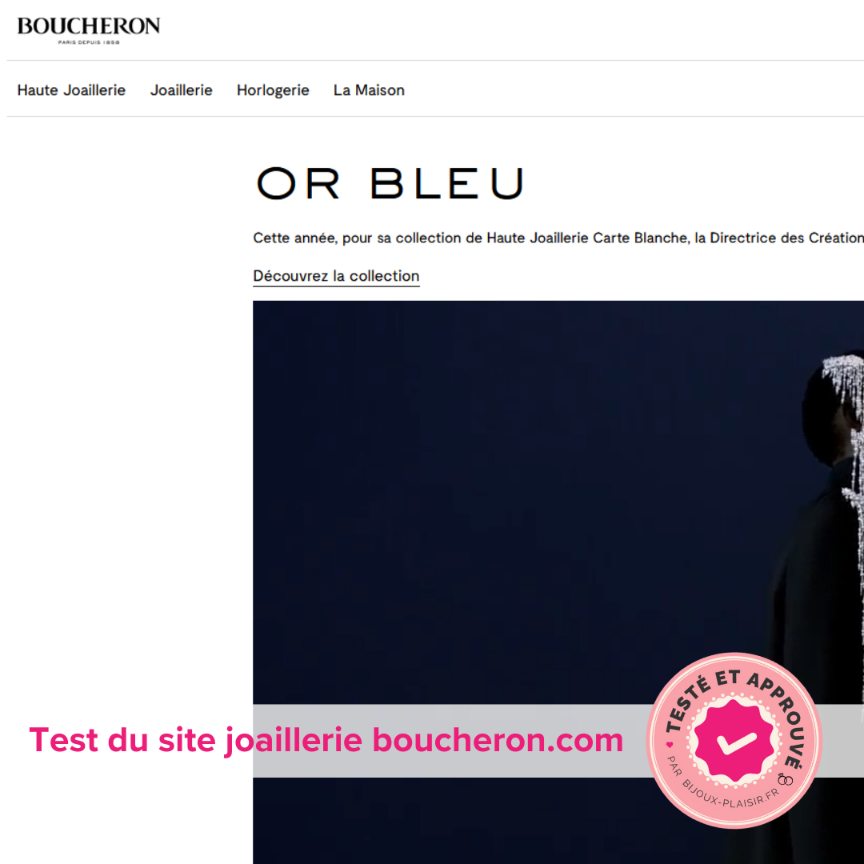 J&rsquo;ai testé le site de bijoux Boucheron : Mon avis complet