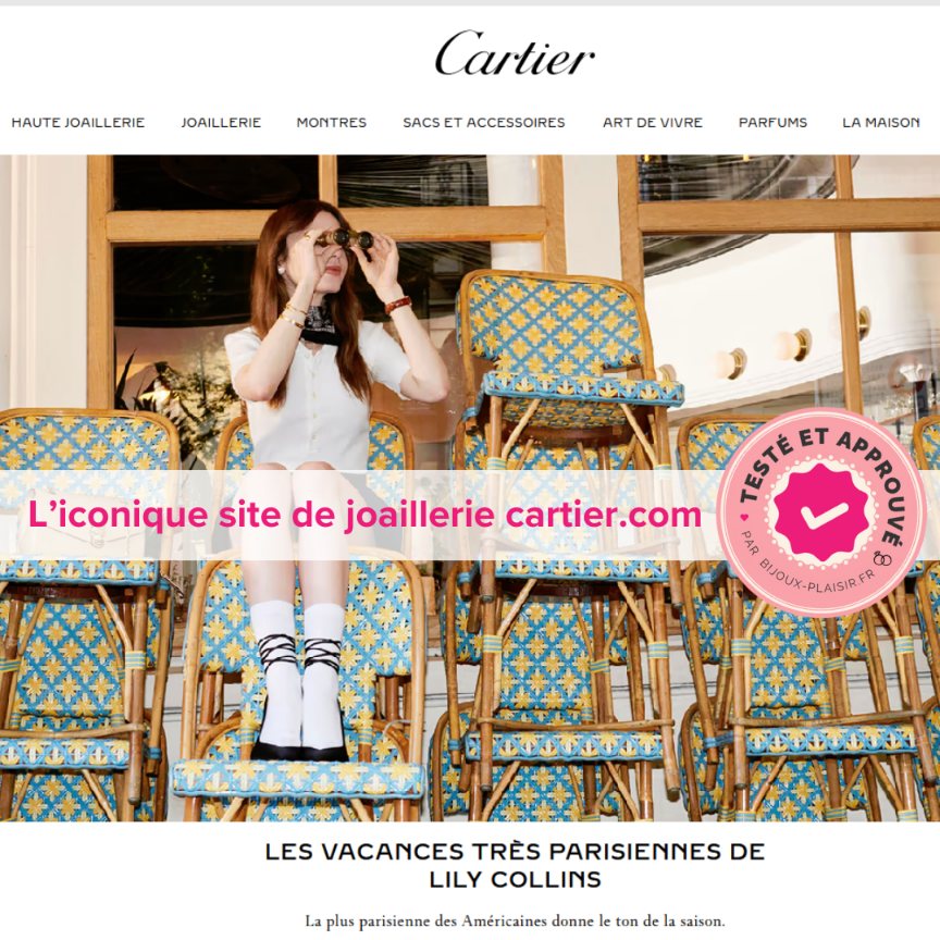 J&rsquo;ai testé le site de bijoux Cartier : Mon avis complet