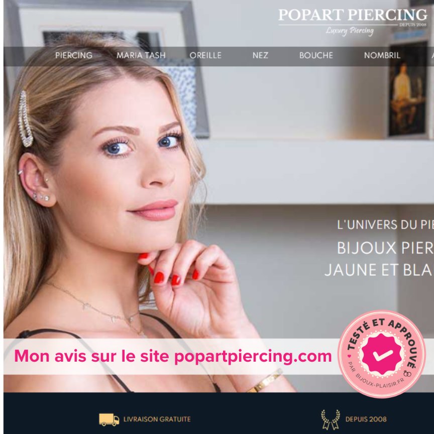 J&rsquo;ai testé le site de piercing Popart Piercing : Mon avis complet