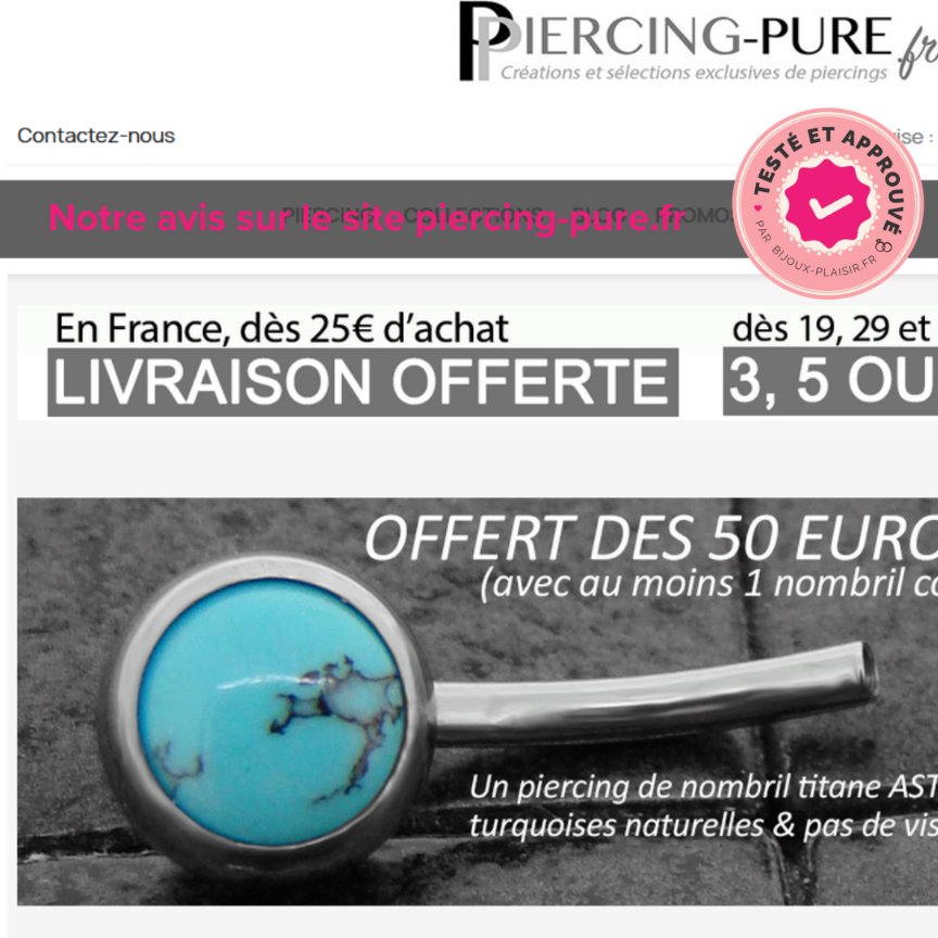 J&rsquo;ai testé le site Piercing pure : Mon avis complet