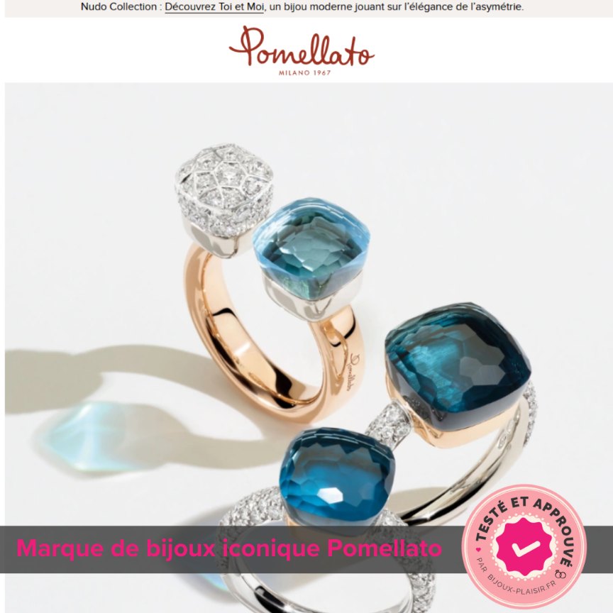 J&rsquo;ai testé le site de bijoux Pomellato : Mon avis complet