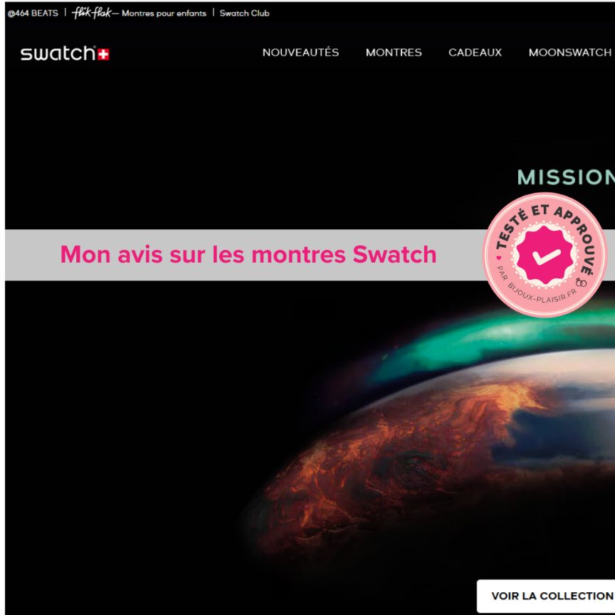 J&rsquo;ai testé le site de montre Swatch : Mon avis complet